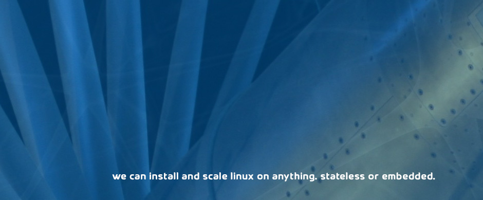 we can install and scale linux on anything. stateless or embedded.